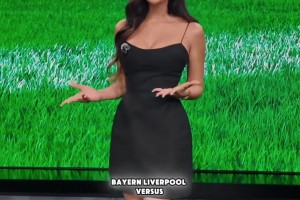 歐冠女主持再度歸來！不得不說這身材和顏值是真符合亞洲審美