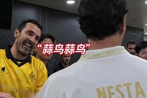 老年賽時(shí)小羅晃得內(nèi)斯塔閃到腰了，內(nèi)斯塔：你看我捶不捶你