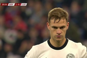 格納布里造紅點(diǎn)套餐！基米希主罰穩(wěn)穩(wěn)命中！德國(guó)2-0領(lǐng)先盧森堡！