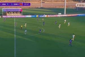 毫無還手之力！馬爾瑟姆單刀破門達(dá)雙響，U17美國女足5-1中國女足