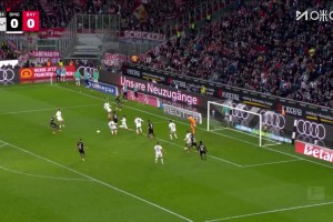 拜仁1-0領(lǐng)先門興，基米希門前2連射破門