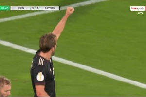 拜仁3-1擴(kuò)大比分！基米希角球開出！凱恩頭球破門雙響！