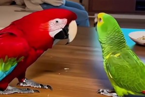 逆天！這兩只鸚鵡怎么培養(yǎng)成皇馬和巴薩球迷的，養(yǎng)鸚鵡的是個(gè)人才