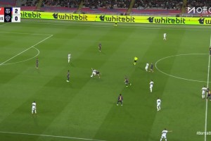 巴薩造越位失敗丟球！拉法-米爾帶球突進(jìn)打遠(yuǎn)角破門！