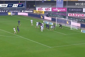 神仙球！恰20角球平抽弧頂，澤林斯基凌空世界波