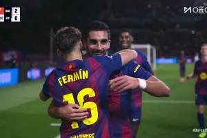 巴薩3分鐘2球！埃爾切高壓打法再次失誤！費(fèi)爾明助攻費(fèi)蘭破門！