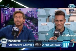 后面有彩蛋！青澀勞塔羅18年接受采訪，被主持人攛掇找梅西合影！