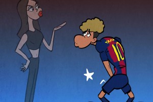 國外惡搞亞馬爾因為恥骨痛慘遭女友分手，小老弟季馬爾上前安慰