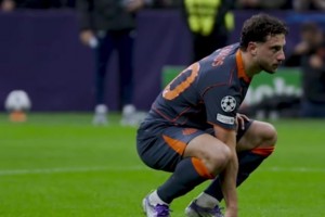 驚艷貼地斬！國米官推曬實拍：恭喜奧古斯托收獲歐冠處子球