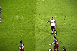 就是比你快半秒！梅西當年過掉納尼的現(xiàn)場視角！隨心所欲的天才！