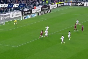 尤文逃過一劫！亞當(dāng)斯殺入禁區(qū)勁射！迪格雷戈里奧神撲！