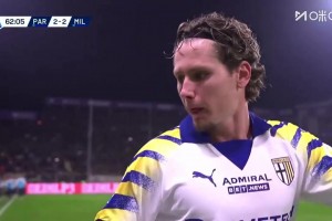 米蘭2-2遭扳平！普拉托門前頭球破門！邁尼昂判斷失誤！