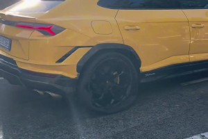 總爆胎我不買了！多納魯馬駕駛蘭博基尼訓(xùn)練途中遭遇車爆胎