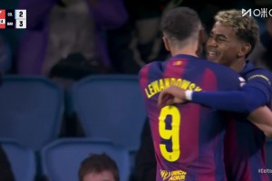 巴薩3-2塞爾塔！拉什福德橫傳莫里巴解圍失誤，亞馬爾破門