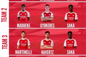 牌太多了！阿森納媒體發(fā)問：如果傷員都回來，你的首發(fā)鋒線組合？