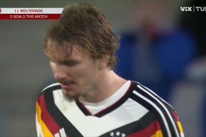 巴庫直塞禁區(qū)助攻！沃爾特馬德破門雙響！德國2-0領(lǐng)先盧森堡！