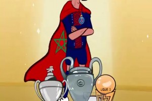 擊敗薩拉赫和奧斯梅恩！外網(wǎng)動(dòng)畫惡搞：阿什拉夫當(dāng)選非洲足球先生