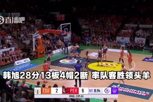 韓旭28分13板4帽2斷！率隊逆轉(zhuǎn)擊敗WNBL領頭羊！