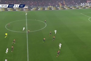 領(lǐng)跑射手榜！勞塔羅抗開防守抽射破門，本場已傳射建功