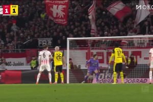 【集錦】德甲-小貝林厄姆染紅霍勒凌空側(cè)勾 十人多特1-1弗賴堡