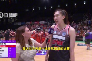 韓旭談28分13板4帽率隊擊敗領頭羊：身體對抗很強對我有幫助