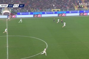 熱那亞扳回一球！國米后防失誤，維克托·維蒂尼亞破門