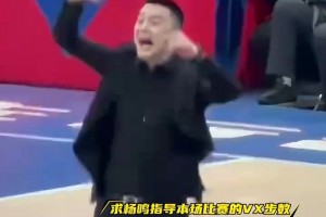 球迷調(diào)侃：楊鳴這一場比賽下來，運(yùn)動量比球員都大